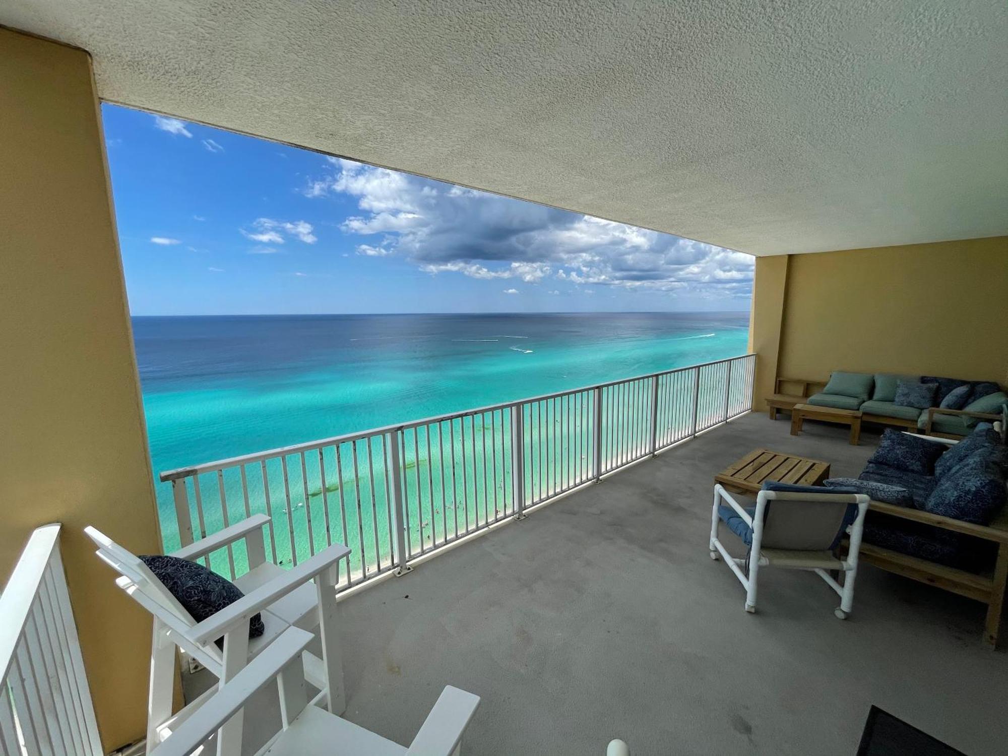 Tropic Winds 1701 Premium Corner Unit With 2 Parkings! Free Beach Chairs Service! Panama City Beach Dış mekan fotoğraf